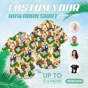 Image of taco cat hawaiian shirt – custom printed Hawaiian shirt