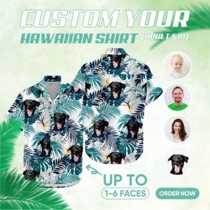 Image of dog hawaiian shirt custom – custom printed Hawaiian shirt