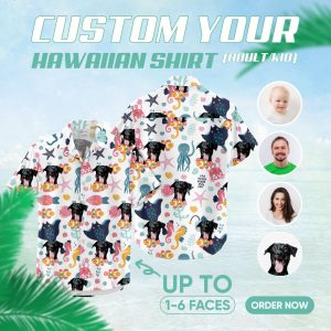 Image of h&m spongebob hawaiian shirt – custom printed Hawaiian shirt