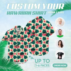 Image of logo aloha shirt – custom printed Hawaiian shirt