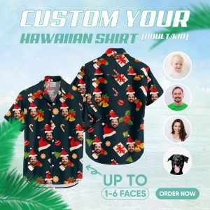 Image of reyn spooner christmas shirts by year – custom printed Hawaiian shirt