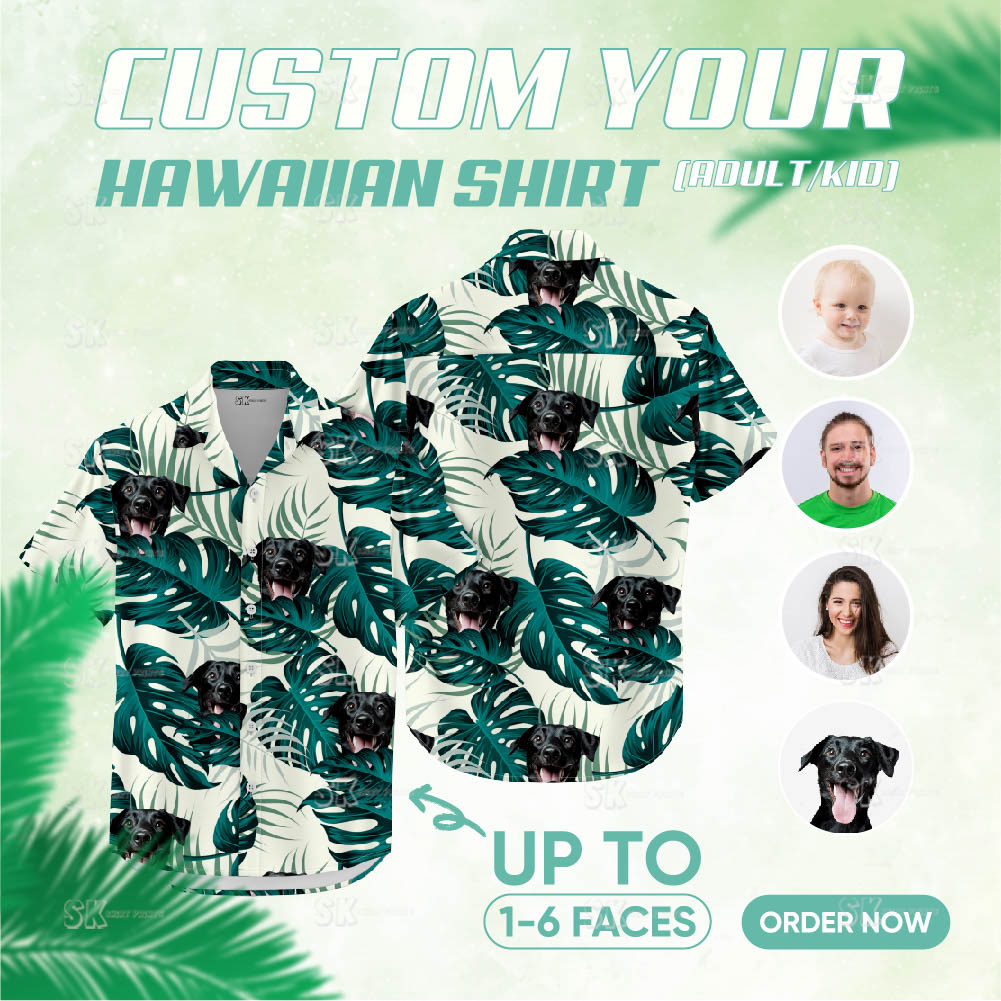 stylish-white-green-hawaiian-shirt