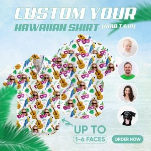 Image of womens plus size hawaiian shirts – custom printed Hawaiian shirt