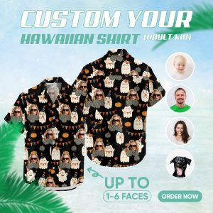 Image of hawaiian shirt women outfit – custom printed Hawaiian shirt