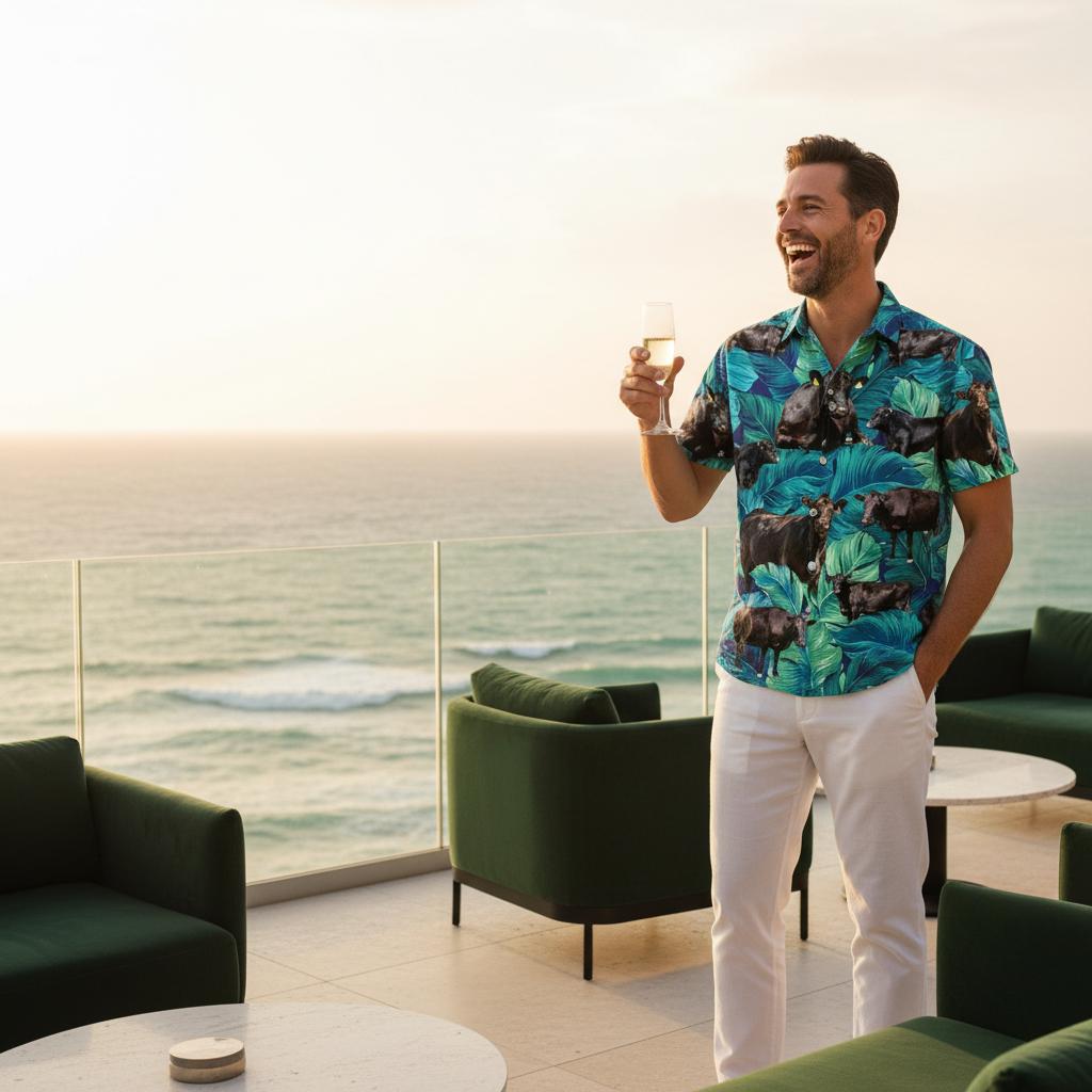 Trendy cow shirt designs collection featuring Highland cow prints and Hawaiian styles for men women kids