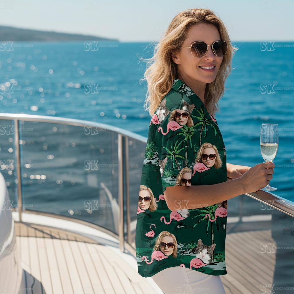 flamingo hawaiian shirt womens tropical style guide vibrant pink prints beach vacation fashion