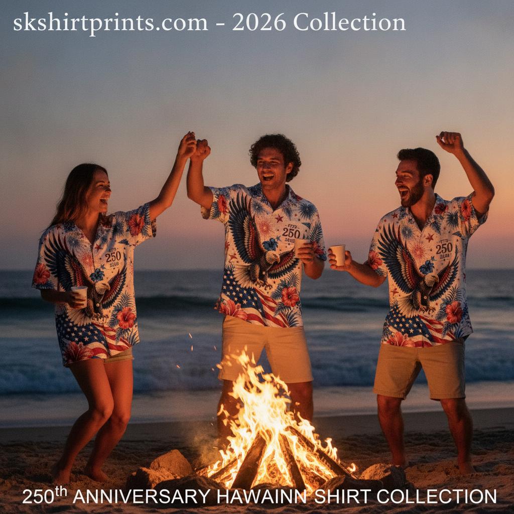 250th anniversary hawaiian shirt - SK Shirt Prints
